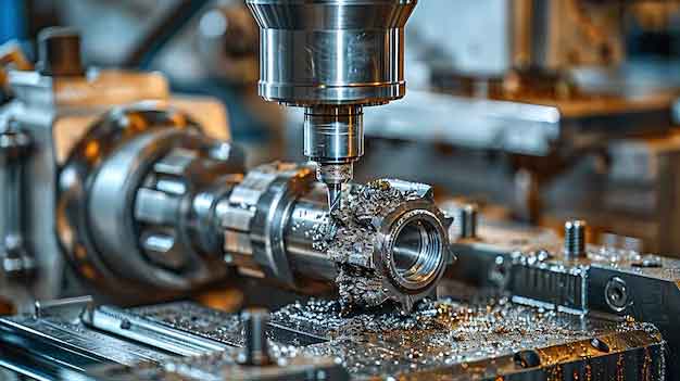 Fresado CNC para piezas eléctricas de media precisión